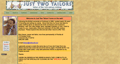 Desktop Screenshot of just2tailors.com
